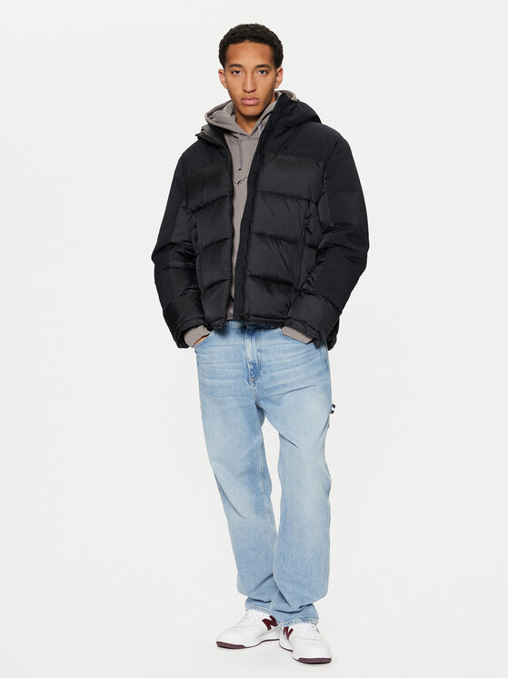 Champion Champion Пухено яке 220345 Черен Regular Fit