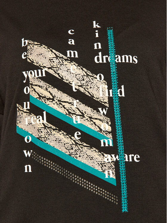 Blusa Valzer 1974049 Nero Regular Fit