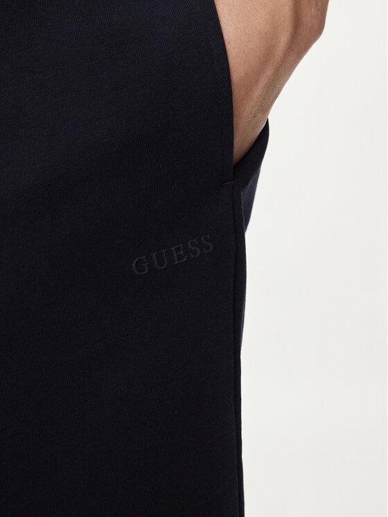 Guess Guess Szorty materiałowe Clovis M4GD10 KBK32 Granatowy Loose Fit