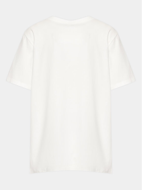 T-shirt Gold WW0WW39275 Écru Regular Fit