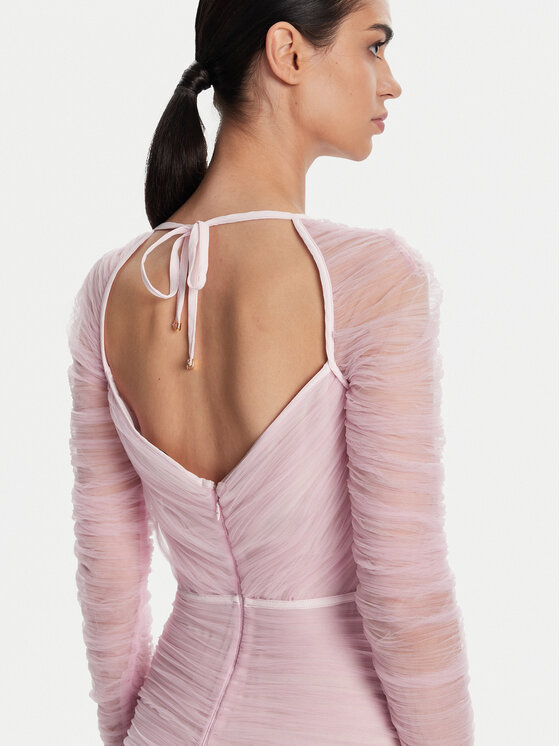 Elisabetta Franchi Elisabetta Franchi Abito da cocktail AB68352E2 544 Rosa Slim Fit
