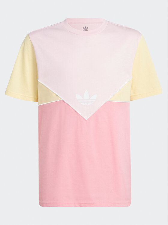 adidas T-Shirt Adicolor T-Shirt H60092 Różowy Regular Fit