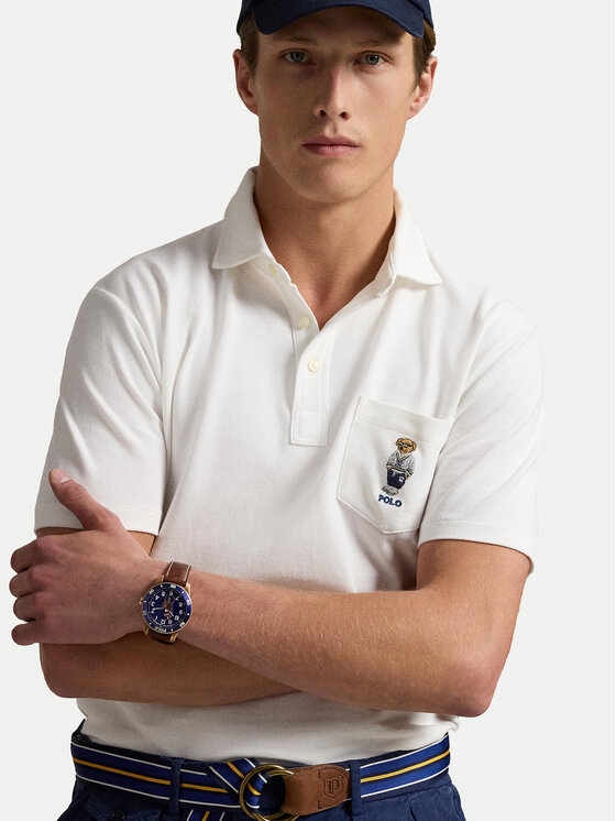 Polo Ralph Lauren Polo Ralph Lauren Polo 710963818001 Biały Custom Fit