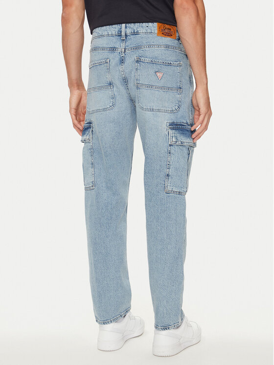 Guess Guess Jeans hlače 166573 Modra Regular Fit