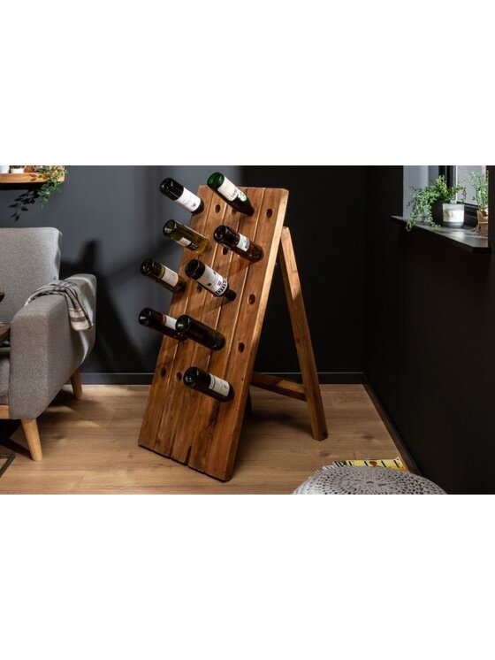 MIAhome MIAhome Przechowywanie Regał na wino PARETE Brązowy