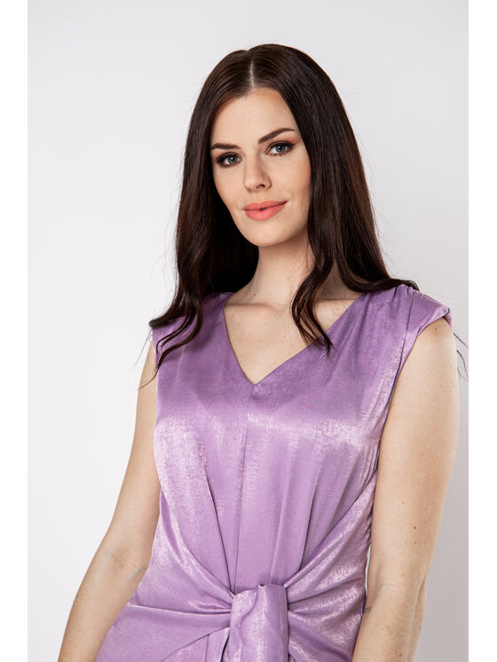QUIOSQUE QUIOSQUE Každodenní šaty LAVENDA DRESS Fialová Regular Fit