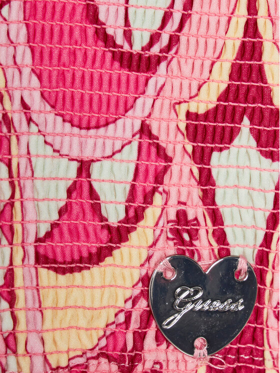 Guess Guess Bluse J4GH01 WA2T0 Rosa Regular Fit