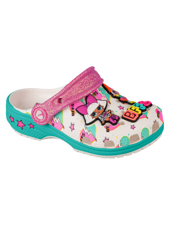 Klapki Crocs, Rozmiar 20/21, Białe, Crocs LOL Surprise BFF Kids Classic Clog