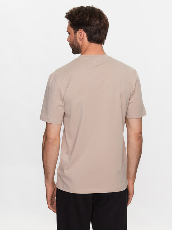 Guess Guess T-Shirt Alphy Z2YI11 J1314 Beżowy Regular Fit