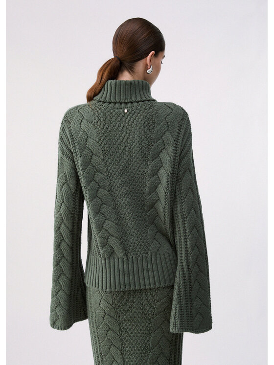 Liu Jo Liu Jo Maglione CF6116MA37R90312 Verde Regular Fit
