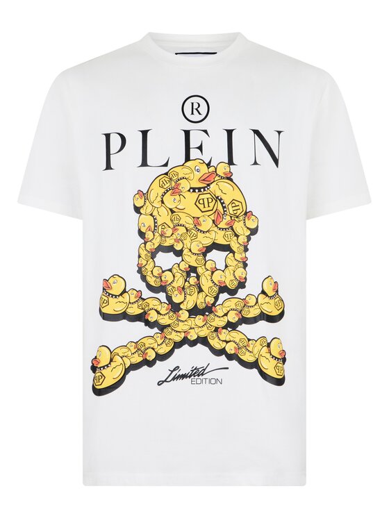 PHILIPP PLEIN PHILIPP PLEIN T-Shirt 31627 Bílá Regular Fit