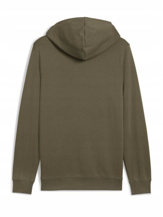 Puma Puma Bluza Ess 2 Color No- 1 Logo Hoodie Tr De 684712 Zielony Regular Fit