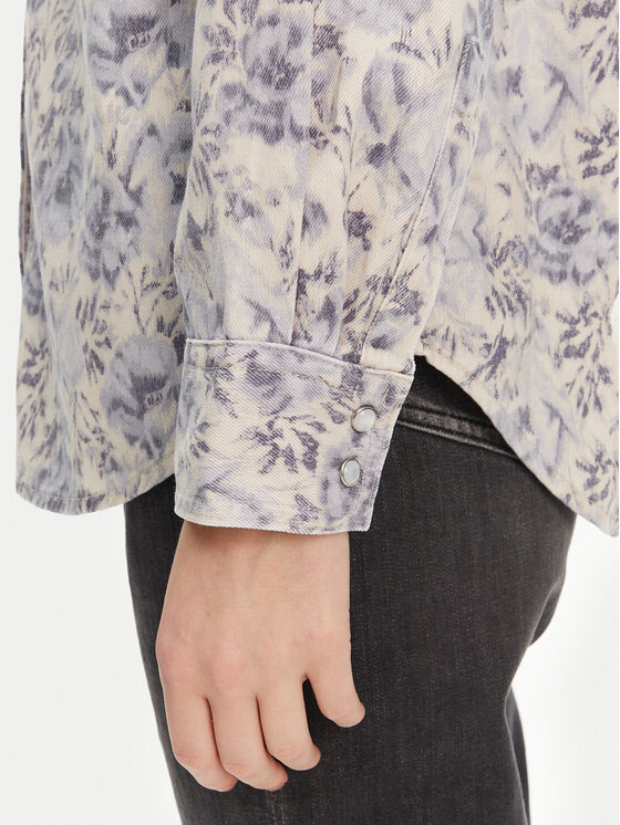 Levi's® Levi's® džinsiniai marškiniai Teodora Western A7244-0051 Žydra Relaxed Fit