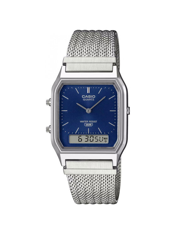 Casio Casio Zegarek 4549526417672 Srebrny