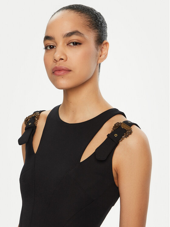 Versace Jeans Couture Versace Jeans Couture Rochie cocktail 78HAO913 Negru Slim Fit