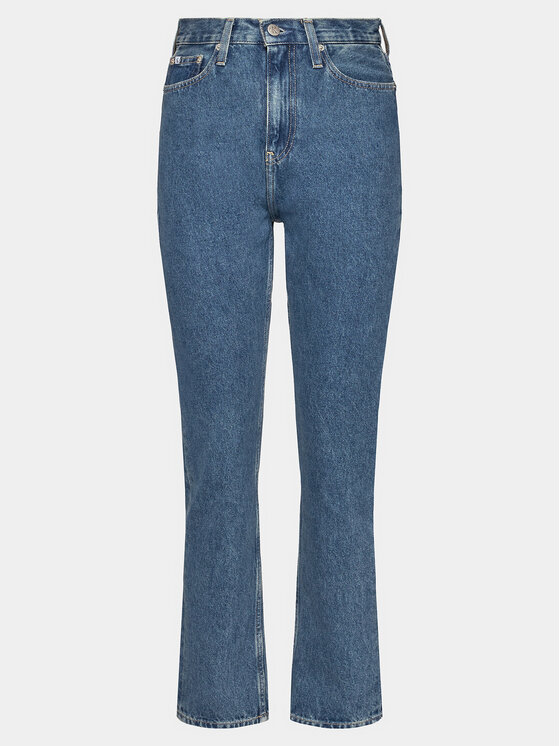 Calvin Klein Jeans Calvin Klein Jeans Džínsy Authentic J20J222443 Tmavomodrá Straight Fit