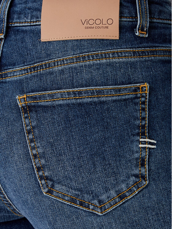 ViCOLO ViCOLO Jeans DF5076 Blu Wide Leg