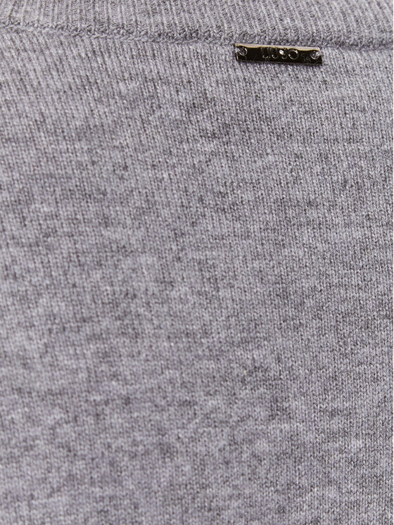 Liu Jo Liu Jo Пуловер MF3013 MS14G Сив Regular Fit