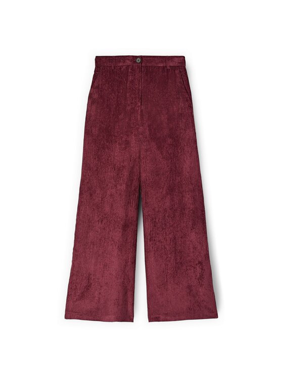 Motivi Motivi Pantaloni di tessuto P028Q104264N036 Bordeaux Over Fit