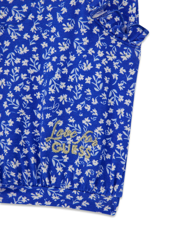 Guess Guess Súprava Tričko a šortky A6GG04 K6YW4 Modrá Regular Fit