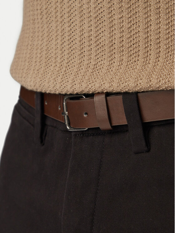 Jack & Jones Jack & Jones Szorty materiałowe Adam Belted 12288603 Czarny Regular Fit
