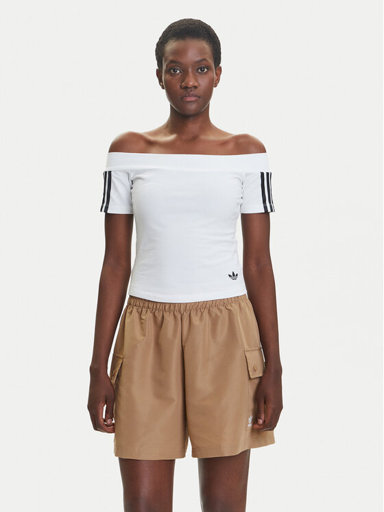 adidas adidas Halenka adicolor Bandeau JV9741 Bílá Slim Fit