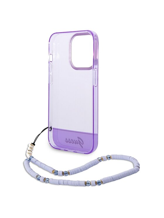 Guess Guess Etui na telefon Pearl Fioletowy