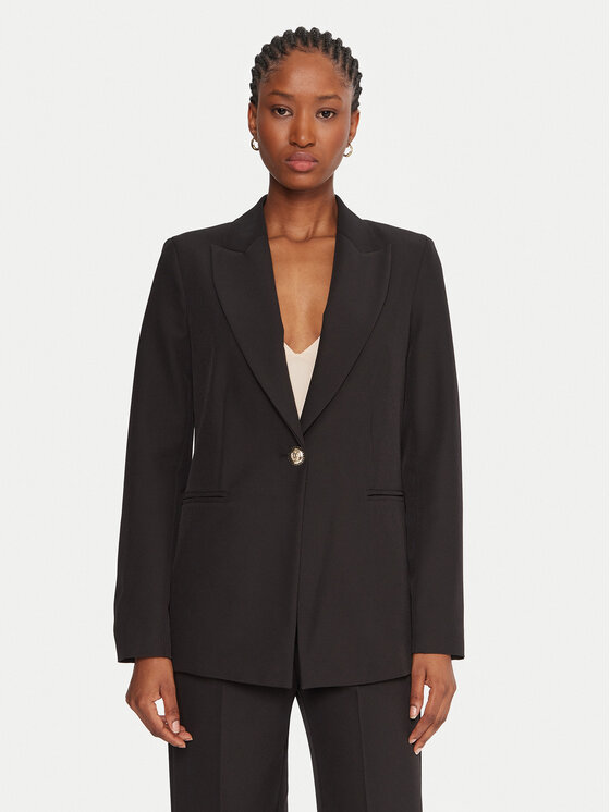 Maryley Maryley Sacou 25IB187/M06/43NE Negru Regular Fit