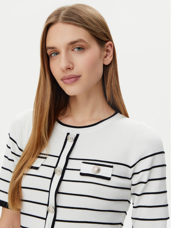 Morgan Morgan Vestito di maglia 251-RMELIN Bianco Regular Fit