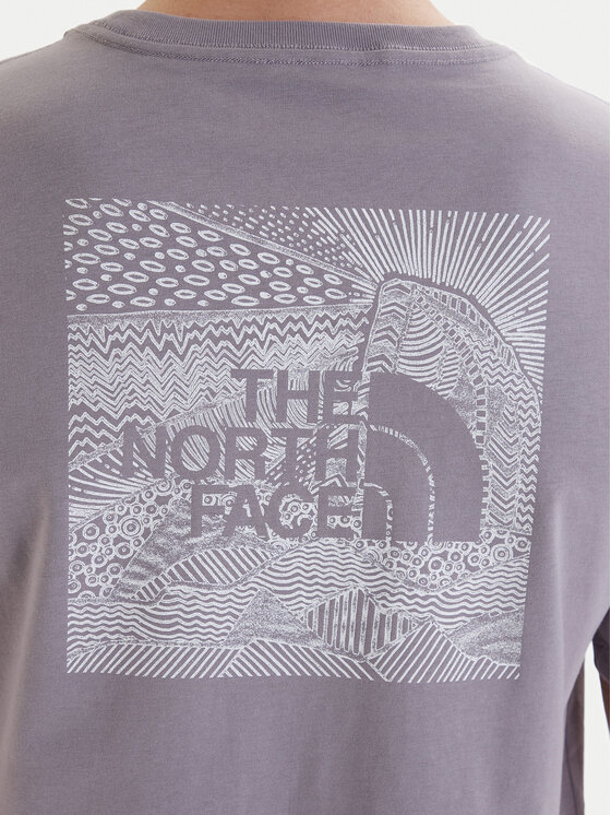 The North Face The North Face Póló NSE Box NF0A8GV2 Lila Regular Fit