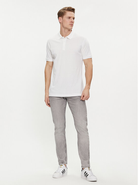 Brave Soul Brave Soul Polo särk MPS-131TOKITA Valge Straight Fit