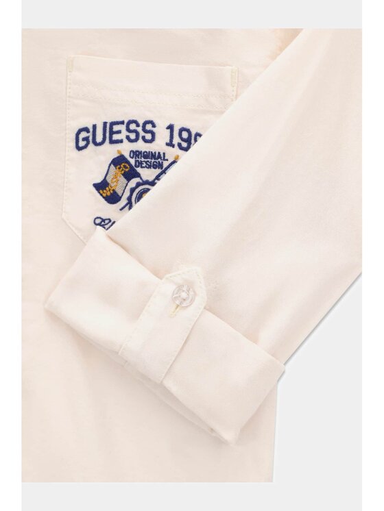 Guess Kids Guess Kids T-Shirt 185069 Biały Classic Fit