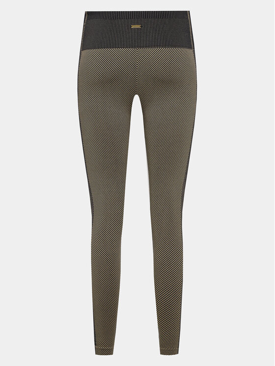 Athlecia Athlecia Pajkice Powerfull W Seamless Tights EA233338 Rjava Regular Fit
