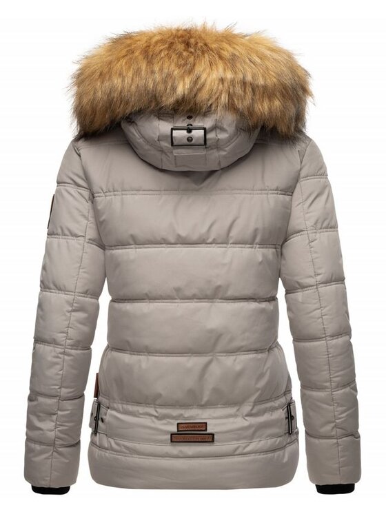 Navahoo Navahoo Kurtka zimowa Zoja Szary Casual Fit