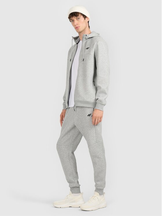 4F 4F Pantaloni da tuta 4FRMM00TTROM1623-27M Grigio Jogger Fit