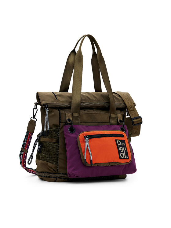 Desigual Batoh Modularis Originale 25SAKY11 Khaki