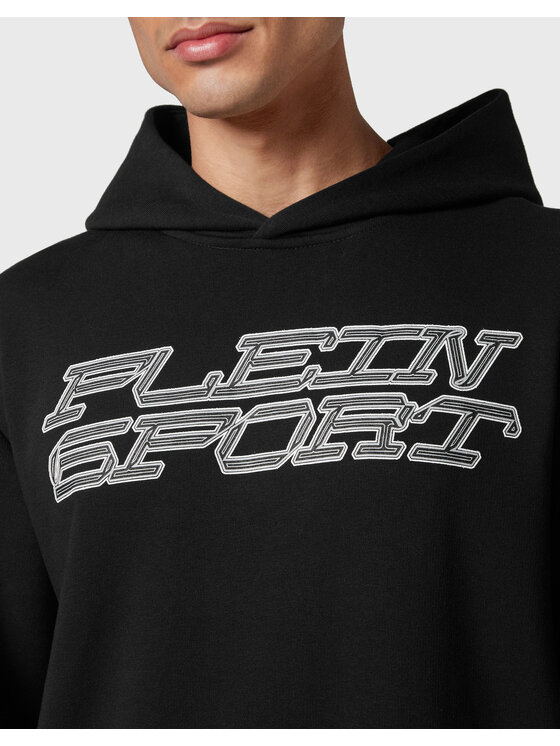 Plein Sport Plein Sport Bluza 2421 Czarny Regular Fit