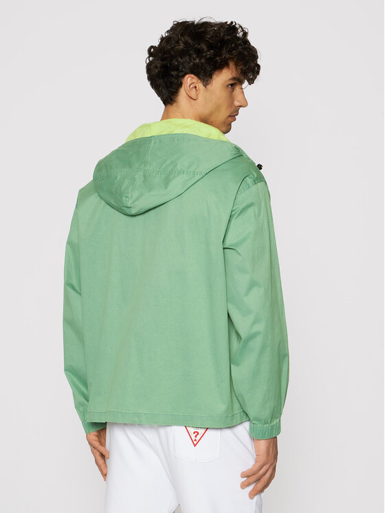 Converse Converse Μπουφάν μεταβατικό Double Pocket 10021097-A03 Πράσινο Regular Fit