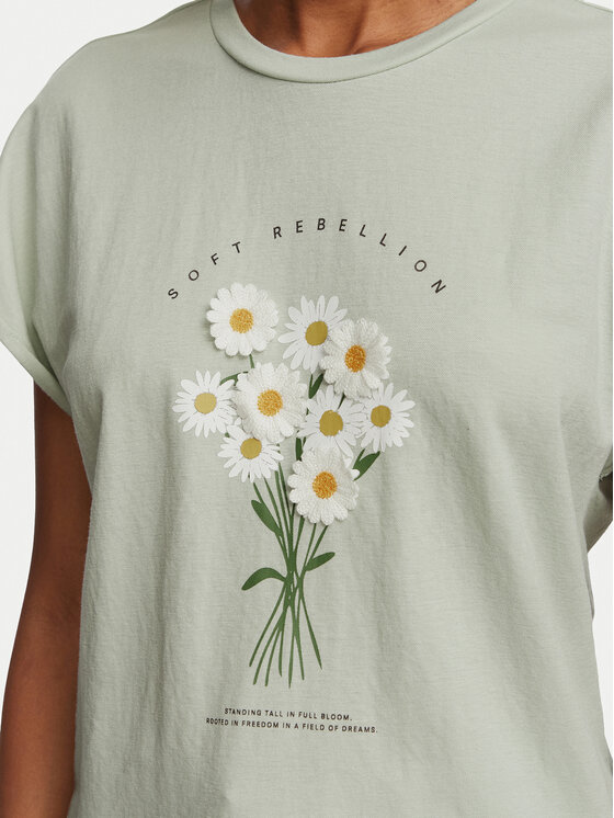 ONLY ONLY T-Shirt Jany 15372108 Ανοιχτό πράσινο Regular Fit