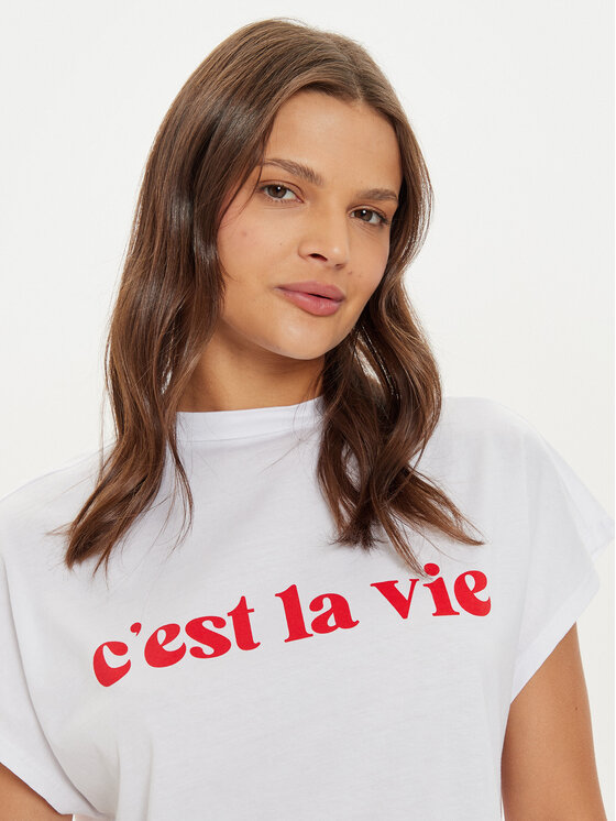 Noisy May Noisy May T-shirt 27030827 Bijela Oversize