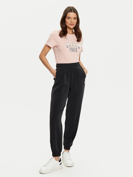Guess Guess T-Shirt V5RI06 I3Z14 Różowy Regular Fit