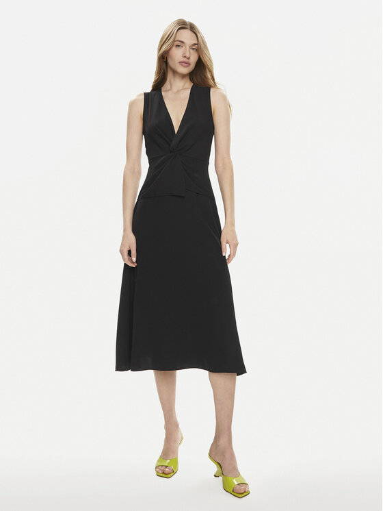 Rinascimento Rinascimento Igapäevane kleit CFC0118434003 Must Regular Fit