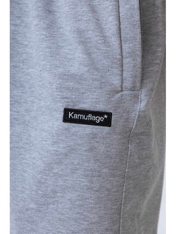 Kamuflage Kamuflage Szorty materiałowe Hellfire Szary Regular Fit