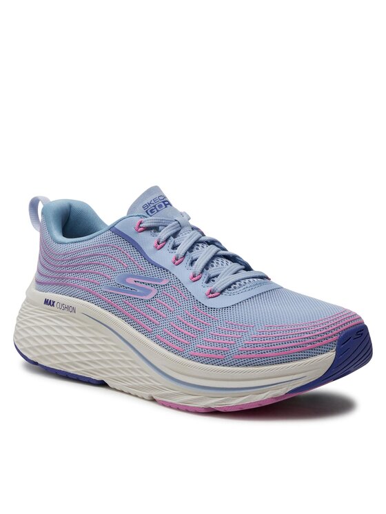 Skechers Skechers Tekaški čevlji Max Cushioning Elite 2.0- 129600/LBPK Modra