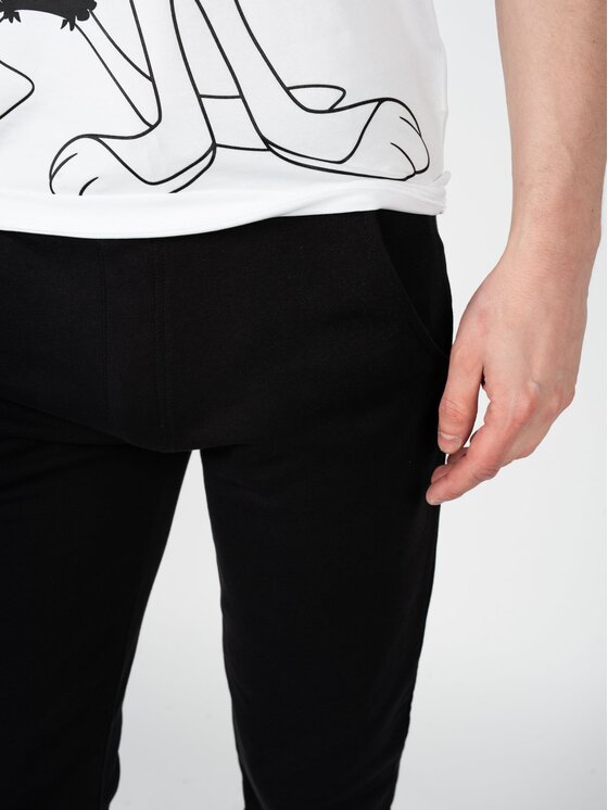 Iceberg Iceberg Παντελόνι υφασμάτινο B0106300 Μαύρο Regular Fit