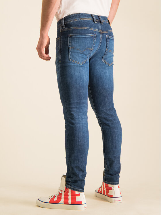 Diesel Diesel Teksad Sleenker-X 00SWJF 0097T Tumesinine Skinny Fit