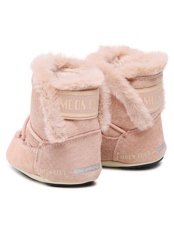 Moon Boot Moon Boot Śniegowce Crib Suede 34010300003 M Różowy