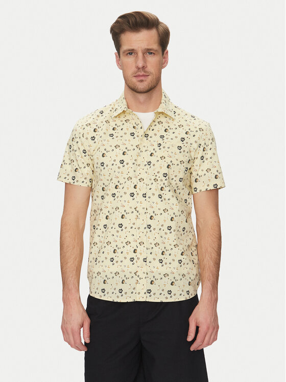 Blend Blend Camicia 20718102 Beige Regular Fit
