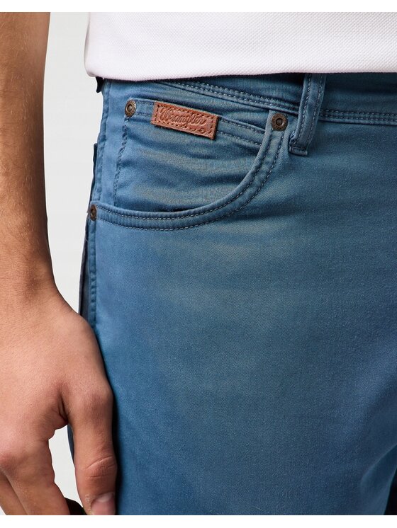 Wrangler Wrangler Jeansy Texas Slim Niebieski Slim Fit
