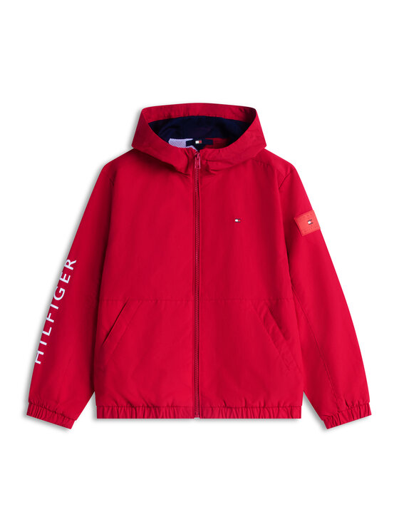 Tommy Hilfiger Tommy Hilfiger Ветровка Windbreaker KB0KB10587 Червен Regular Fit